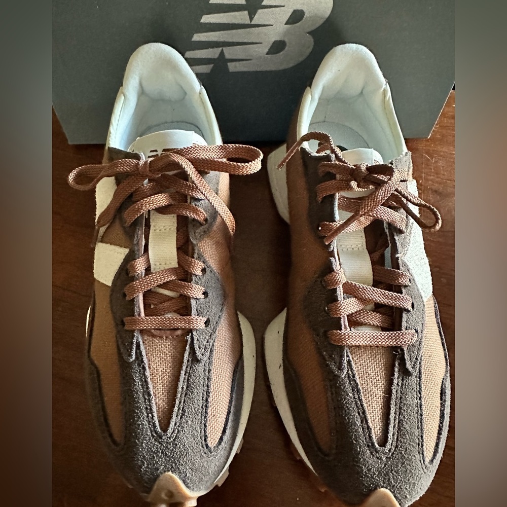 New balance brown 327 w 6.5